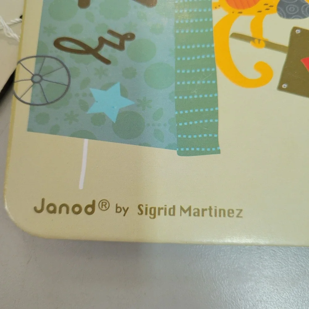 Janod Sigrid Martinez Alphabet Train Floor Puzzle Giant‎ 3m Animal ABC J02928
